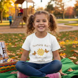 Camisa "Sol e Borboletas"
