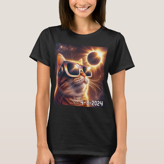Camisa Solar 2024 Óculos De Visto Eclipse (Frente)