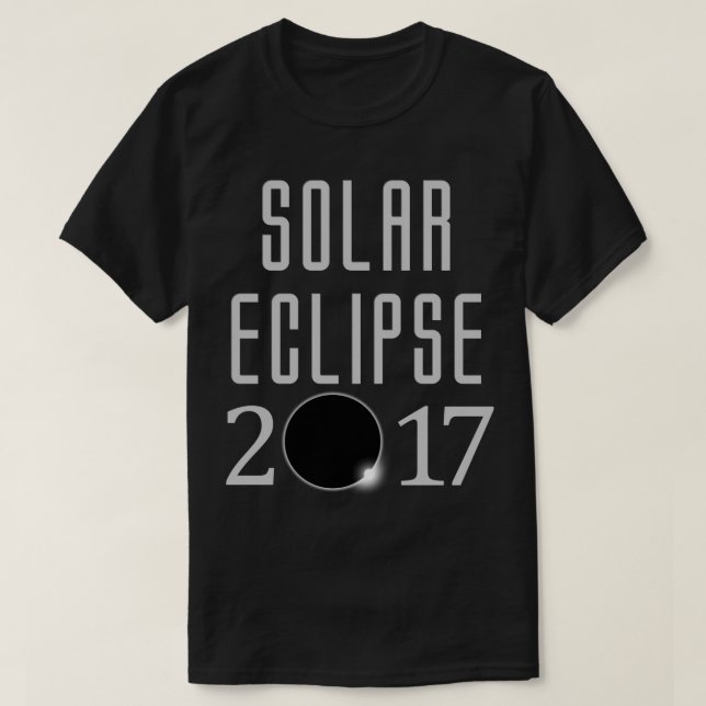 Camisa Solar Eclipse 2017 (Frente do Design)