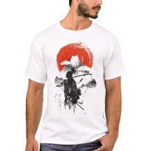 Camisa "solitário samurai"