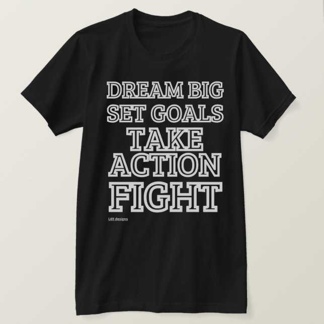 Camisa "SONHO BIG..." (Frente do Design)