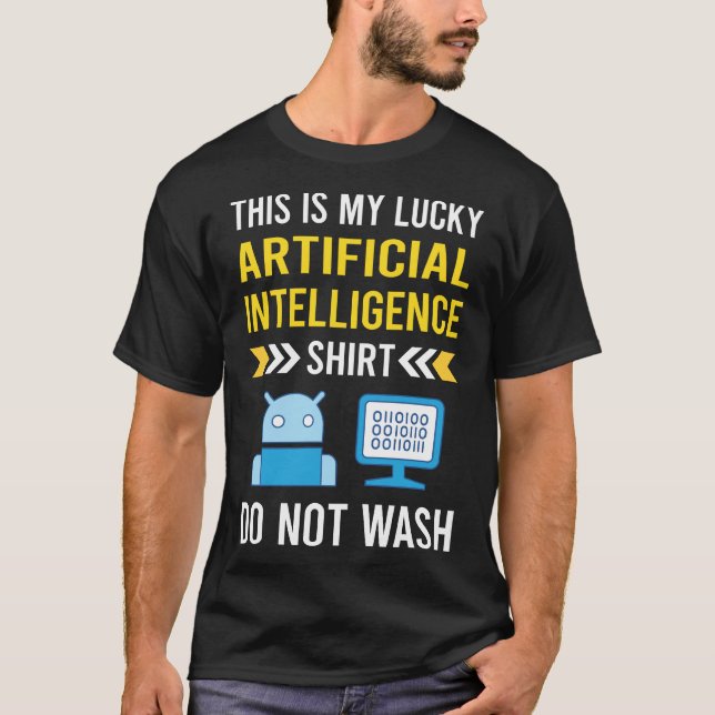 Camisa Sortuda Inteligência Artificial AI (Frente)