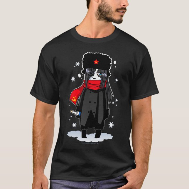 Camisa soviética bêbeda da panda (Frente)