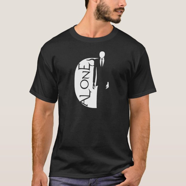 camisa sozinha do homem delgado (Frente)