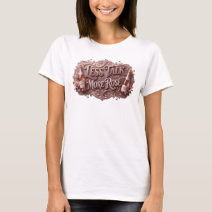 Camisa Statement Rosa MENOS FALA MAIS ROS Design