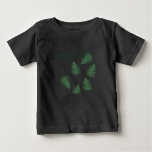 Camisa Stylish Green Kid Lucky Fern Baby Manga 3/4