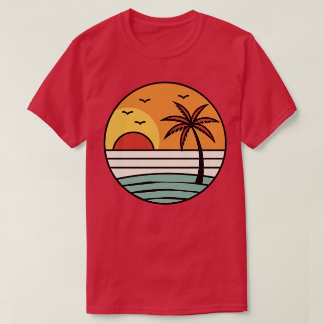 Camisa sunset (Frente do Design)
