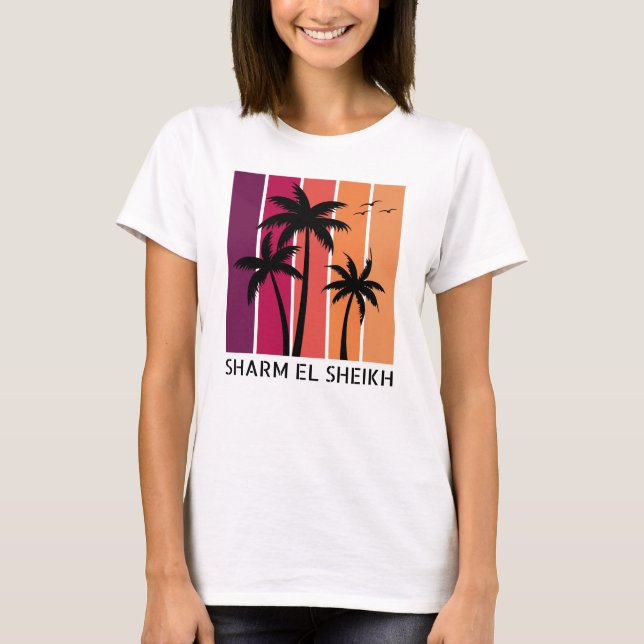 Camisa sunset feminina Sharm El Sheikh Vintage (Frente)