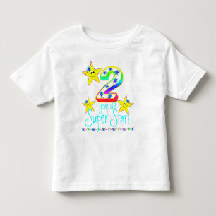 Camisa Super Star de 2 Anos