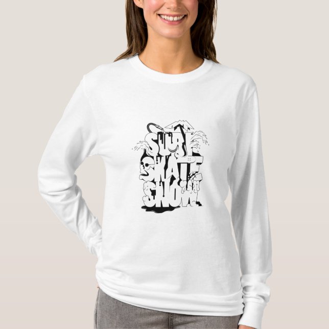 Camisa surf Skate (Frente)