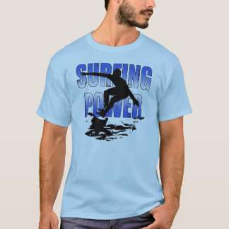 Camisa surfando do poder