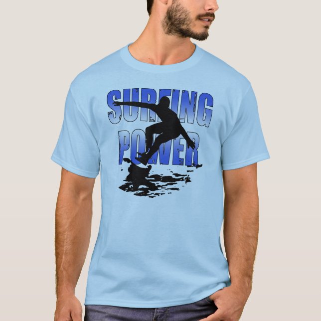 Camisa surfando do poder (Frente)