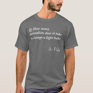 Camisa surrealista da piada