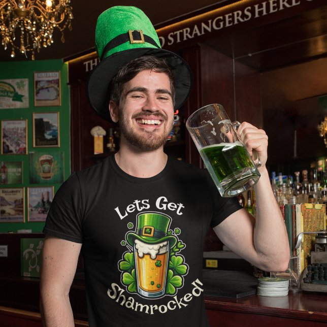 Camisa T (Let's Get Shamrocked! St. Patrick's Day Shirt)