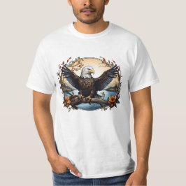 Camisa T - Águia Balda Americana