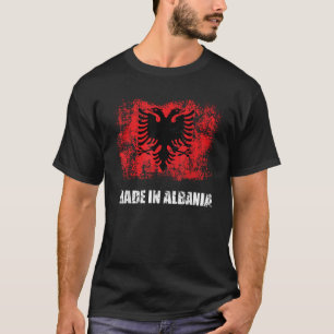 Camisa T Albanesa de Águia de Dupla Cabeça da Albâ