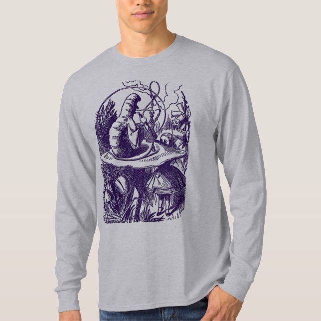 Camisa T: Alice no País das Maravilhas - Lagarta (Frente)