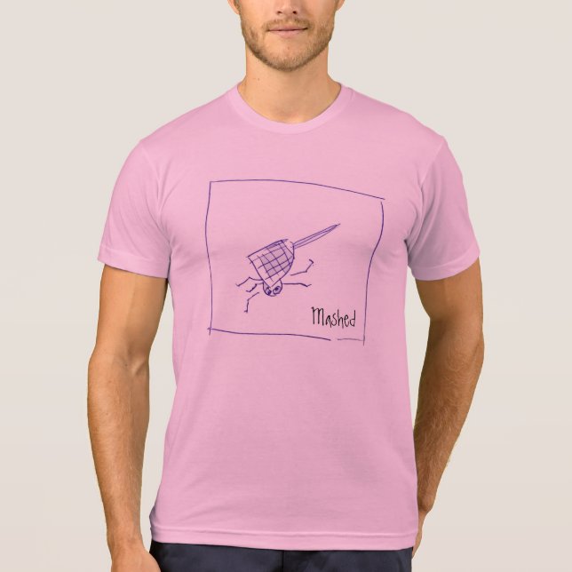 camisa T amassada (Frente)