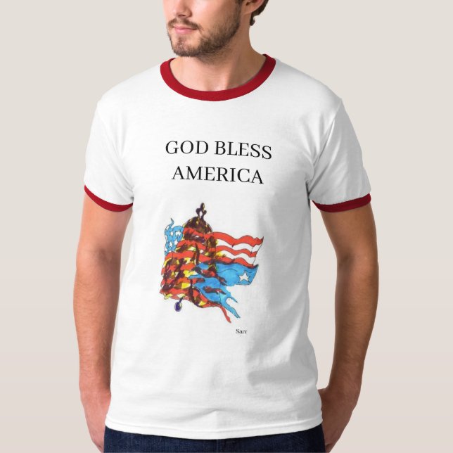 Camisa T : AMÉRICA DEUS ABENÇOE (Frente)