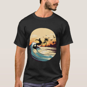 Camisa T: Ande pela onda da liberdade