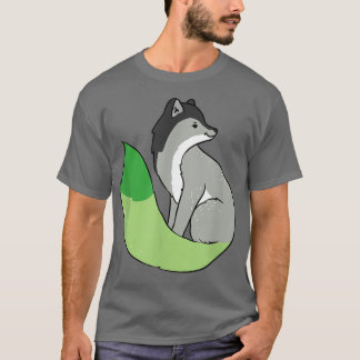 Camisa T Asexual do Orgulho Aromântico Fox
