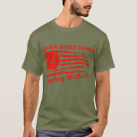 Camisa T-Bandeira Vermelha, Afastada, País Livre V