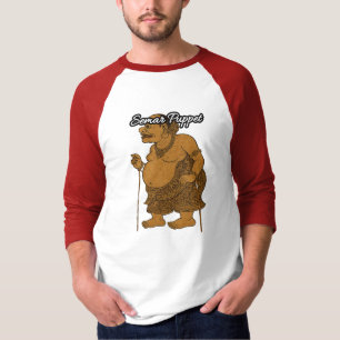 Camisa T básica de 3/4 Capas de Raglan masculina