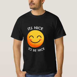 Camisa T básica de ser bom para ser feliz coleção