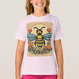 Camisa T-Bee Whimsical & Tulip Kids - Inspir-Natur