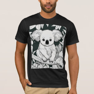 Camisa T - Bella+Canv - Folha de Corantes Koala