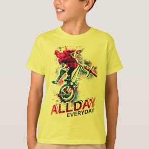 Camisa T Bmx Branca - Bmx Bike - Camisa Roupa Bmx