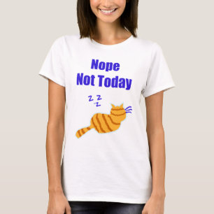 Camisa T bonita mostrando um gato dormindo
