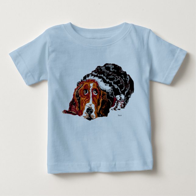Camisa T: Cachorro de Cachorro de Cachorro de Bebê (Frente)