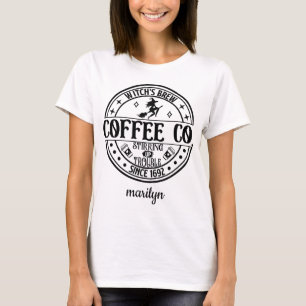 Camisa T-Café da Bruxa Personalizada