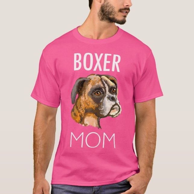 Camisa T Camisa Boxer Mãe (Frente)