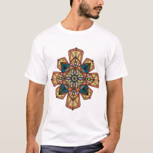 Camisa-T - Camisa masculina Mandala 3.1