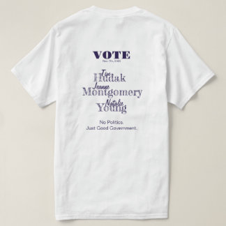 Camisa T-CHB Dems Hudak Montgomery Young