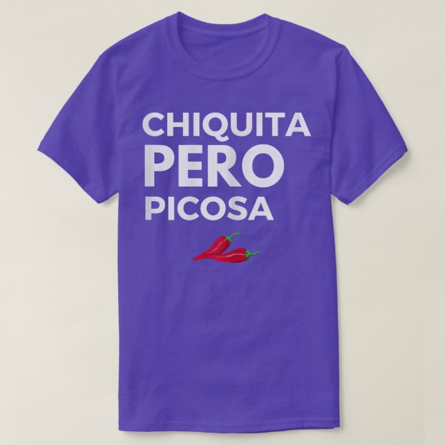 Camisa T Chicana Chiquita Pero Picosa - Fundição (Frente do Design)
