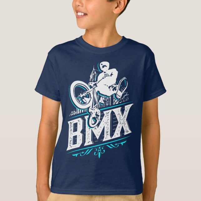 Camisa T Clássica Bmx - Bmx Bike - Camisa Bmx De L (Frente)