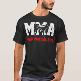 Camisa T Clássica de Combatente do Kickboxin MMA