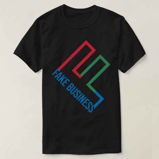 Camisa T Clássica de Negócios Falsa (Frente do Design)