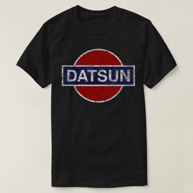 Camisa T Clássica do Carro vintage Datsun (Frente do Design)