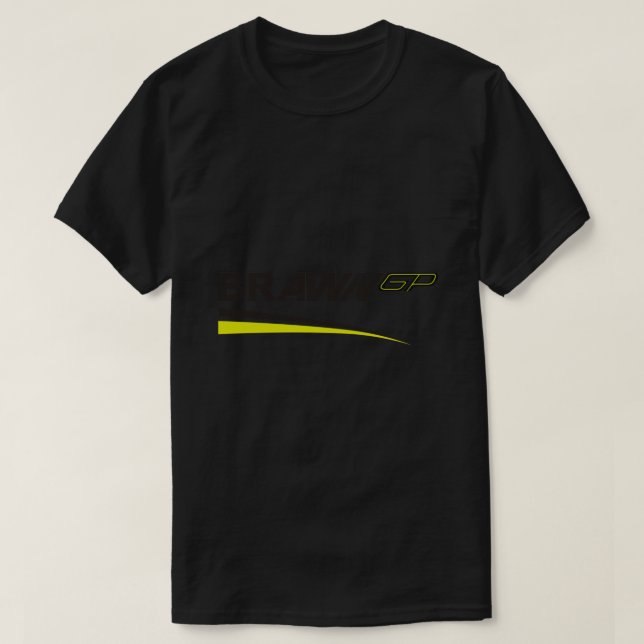 Camisa T Clássica do Logotipo GP Brawn (Frente do Design)