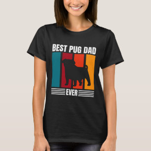 Camisa T Clássica Do Melhor Pai Pug 536