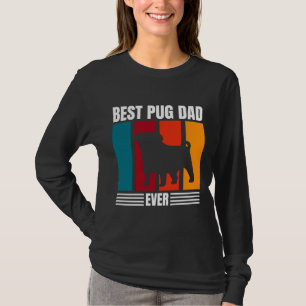 Camisa T Clássica Do Melhor Pai Pug 536