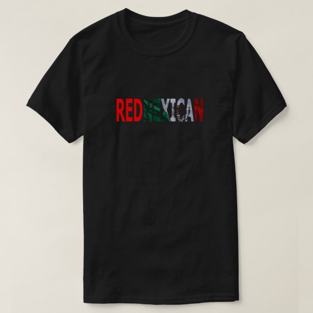Camisa T Clássica REDNEXICAN (Frente do Design)