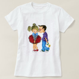 Camisa T com Casal Romântico - Amor - Beijo