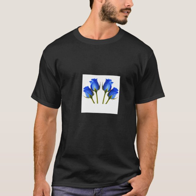 CAMISA T COM DESENHO DE FLORES (Frente)