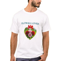 CAMISA T COM DESENHO DE FLORES