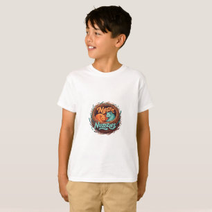 Camisa T com design "Ninho em Nuzzles".